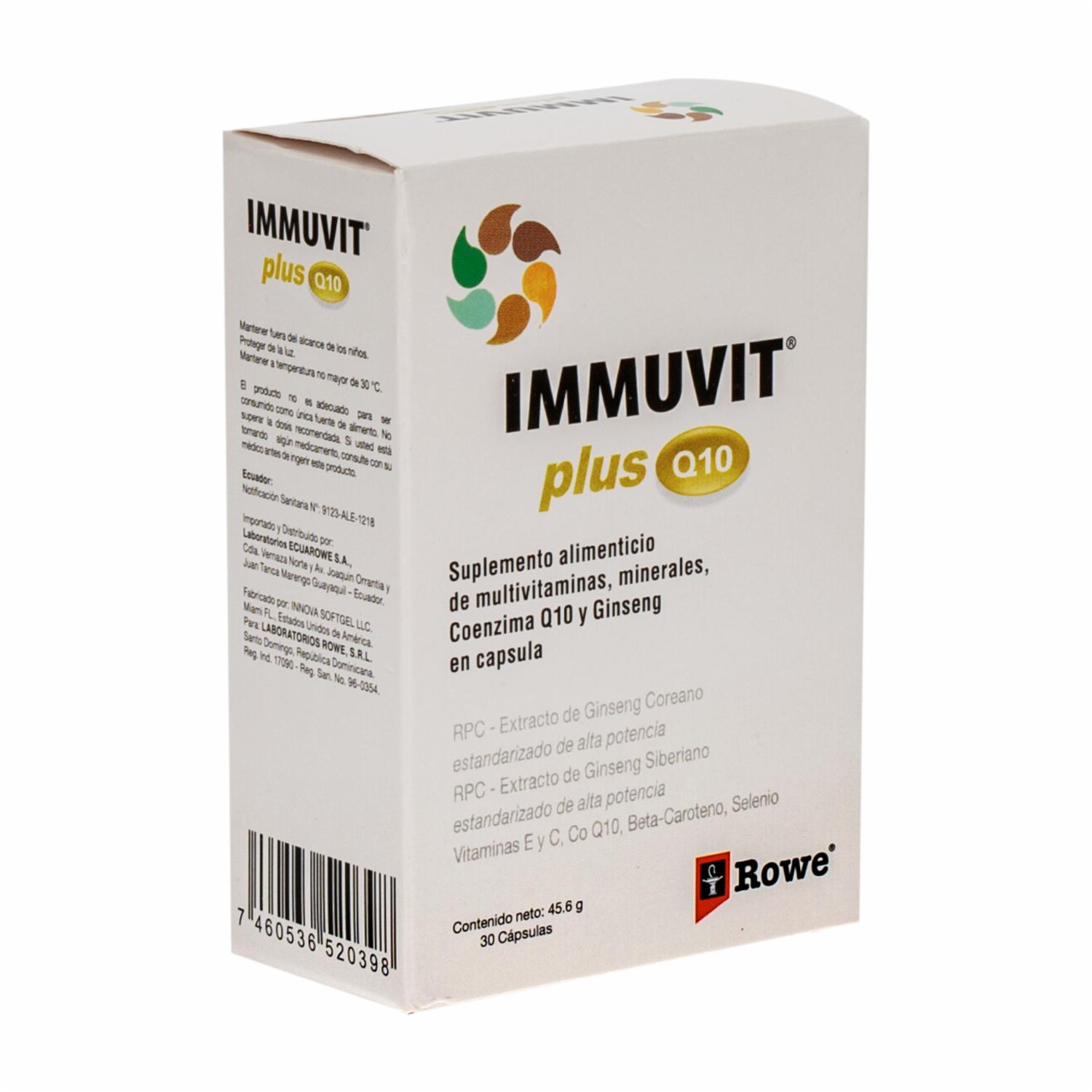 Multivitaminico Plus INMUVIT 30 U - Imagen 3