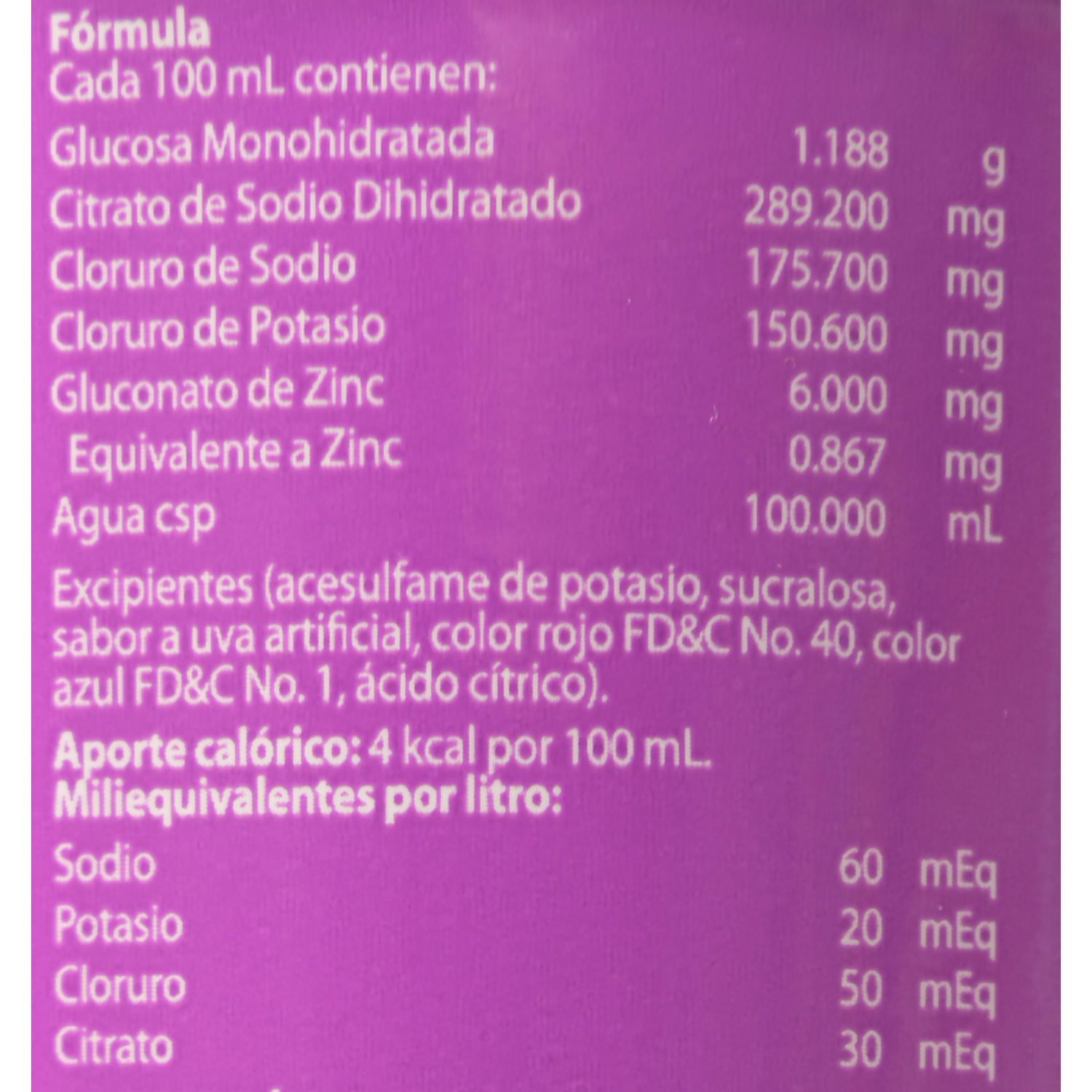 Suero Oral Sabor A Uva PEDIALYTE 500 Ml - Imagen 4
