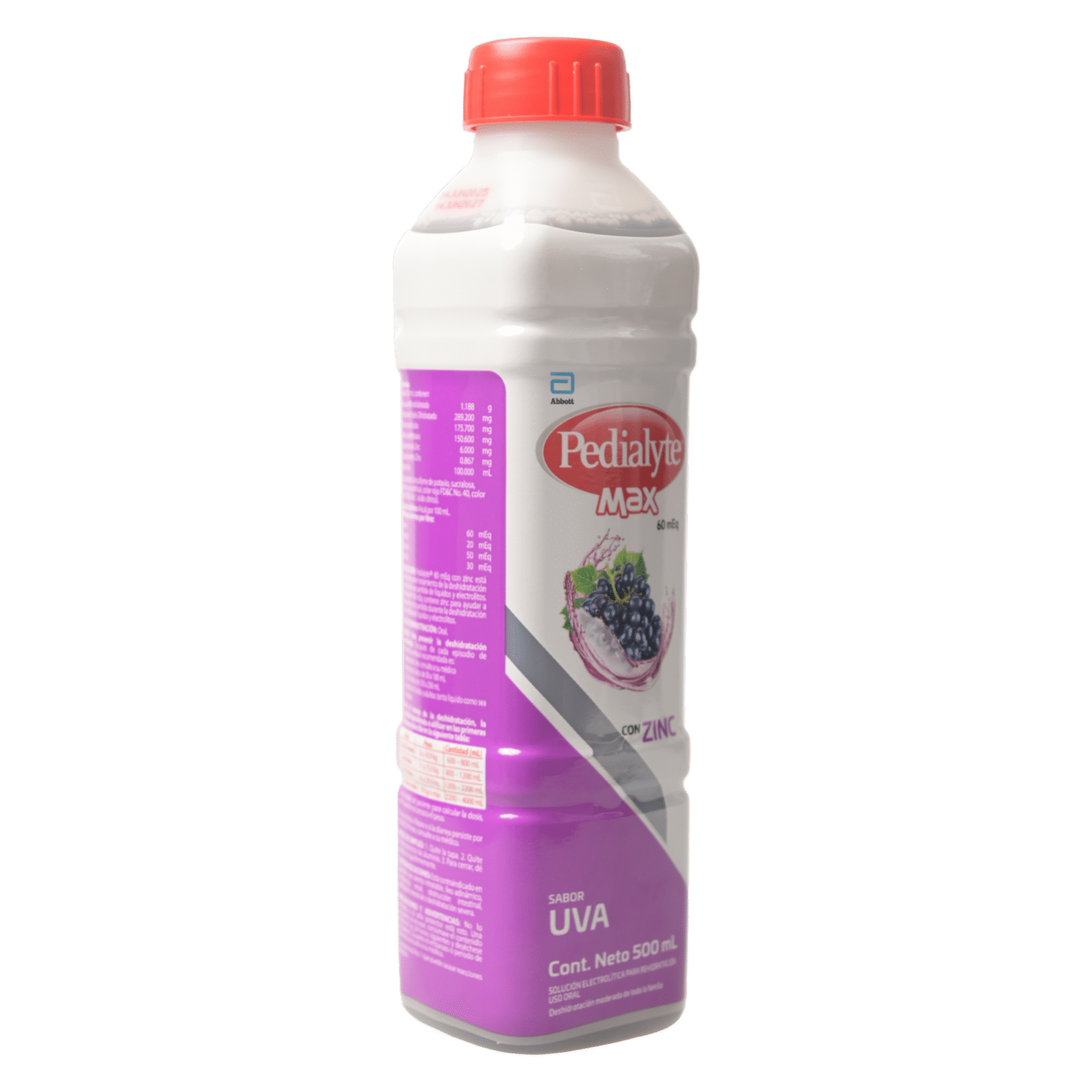 Suero Oral Sabor A Uva PEDIALYTE 500 Ml - Imagen 3