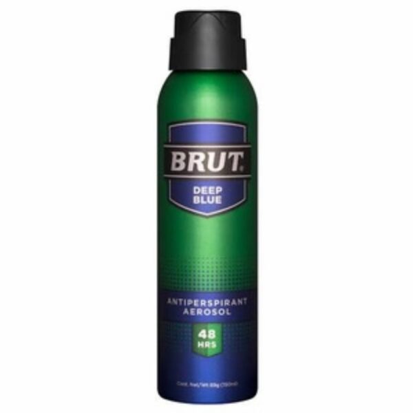 Desodorante Aerosol Deep Blue BRUT 150 Ml