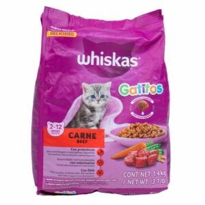 Comida Para Gatos Y  Gatitos WHISKAS 1400 G