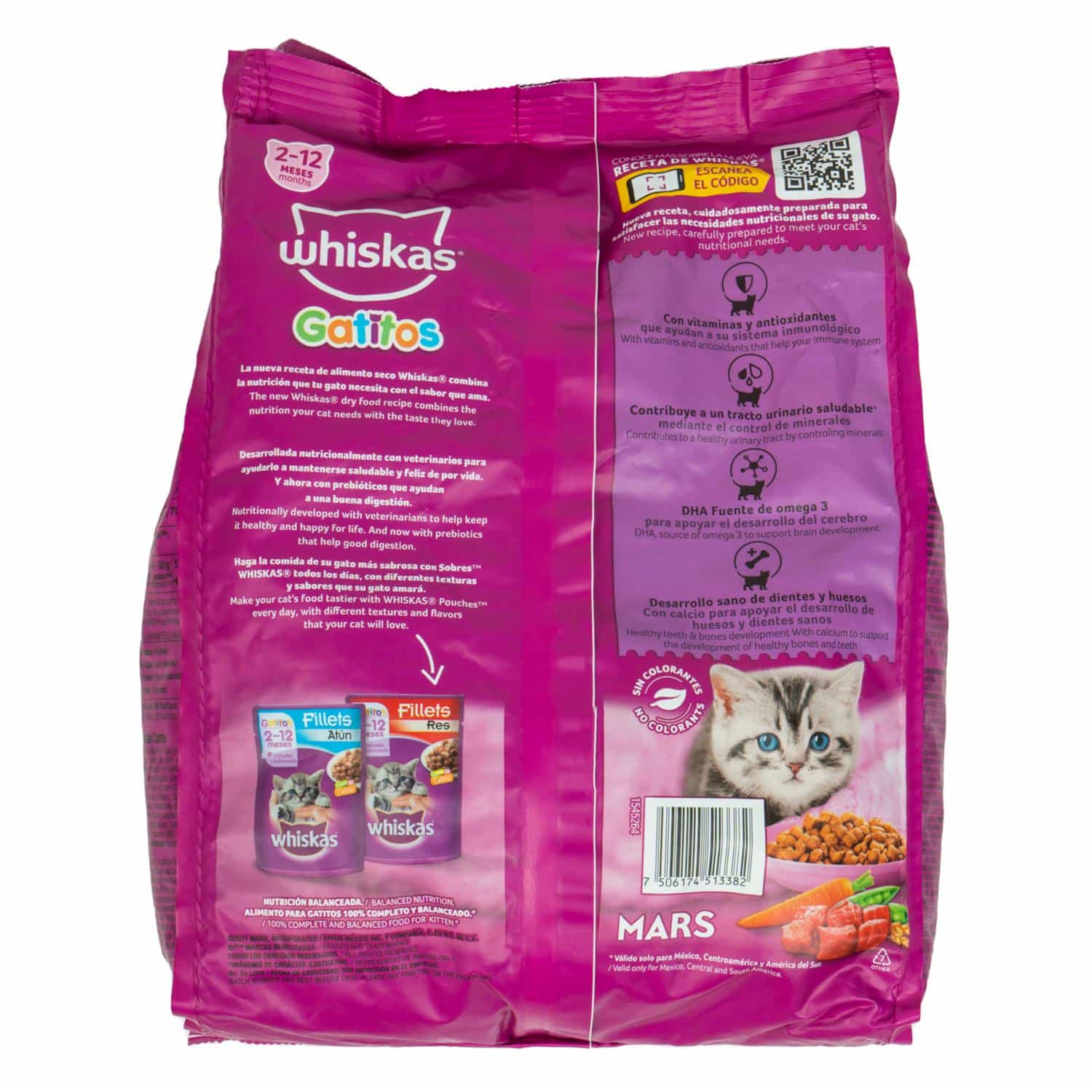 Comida Para Gatos Y Gatitos WHISKAS 1400 G - Imagen 2