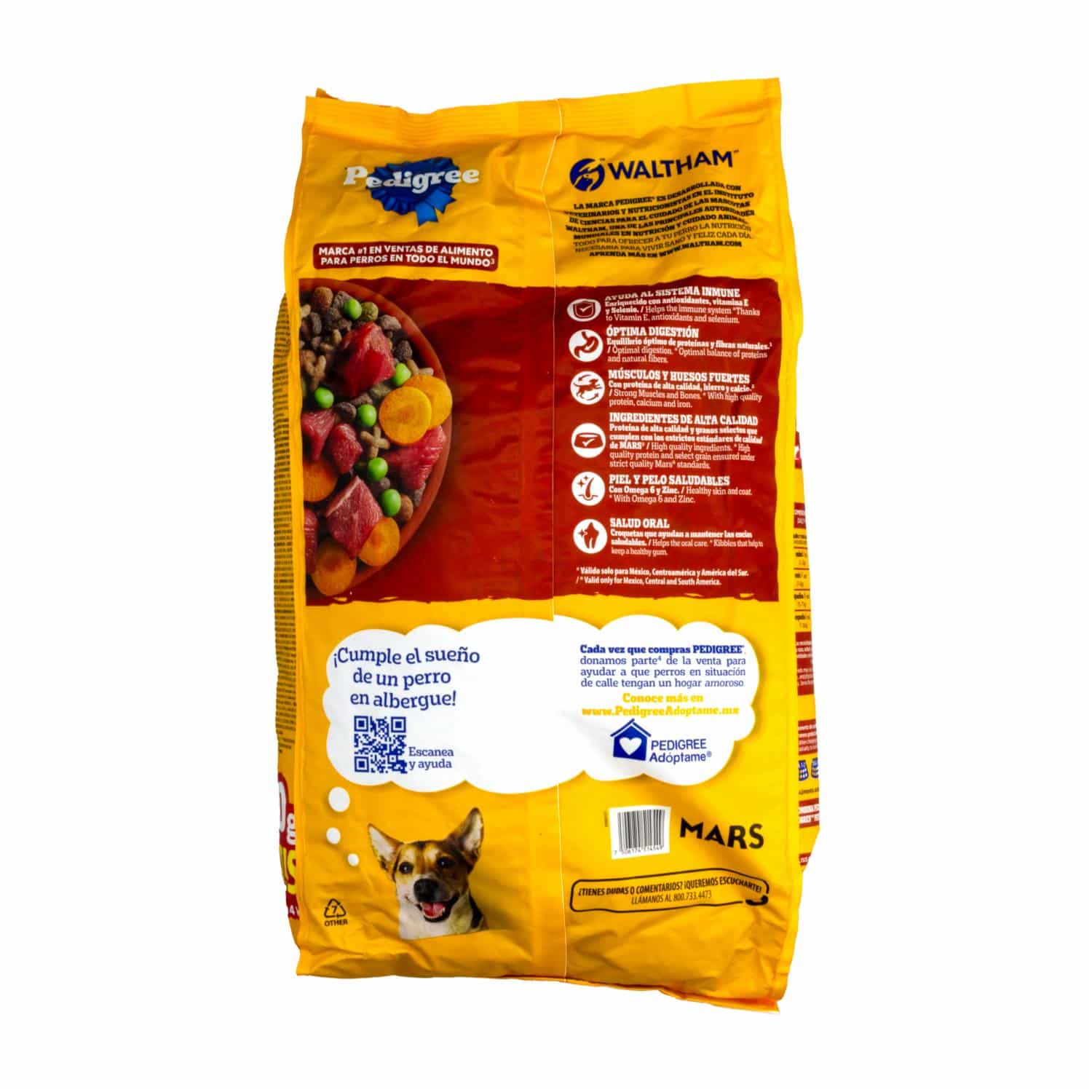 Alimento Para Perro Sabor A Res Y Vegetales Para Adultos Razas Pequeñas PEDIGREE 4 KG - Imagen 2