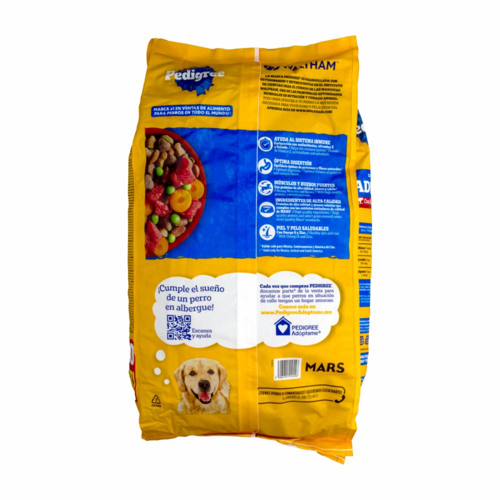 Alimento Para Perro Sabor A Res Y Vegetales  Para Adultos  Complete PEDIGREE 4 KG - Imagen 2