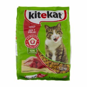 Alimento Para Gatos Adulto De Res Y Pollo KITEKAT 1300 G