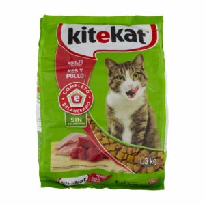 Alimento Para Gatos Adulto De Res Y Pollo KITEKAT 1300 G