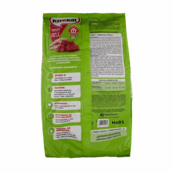 Alimento Para Gatos Adulto De Res Y Pollo KITEKAT 3000 G - Imagen 2