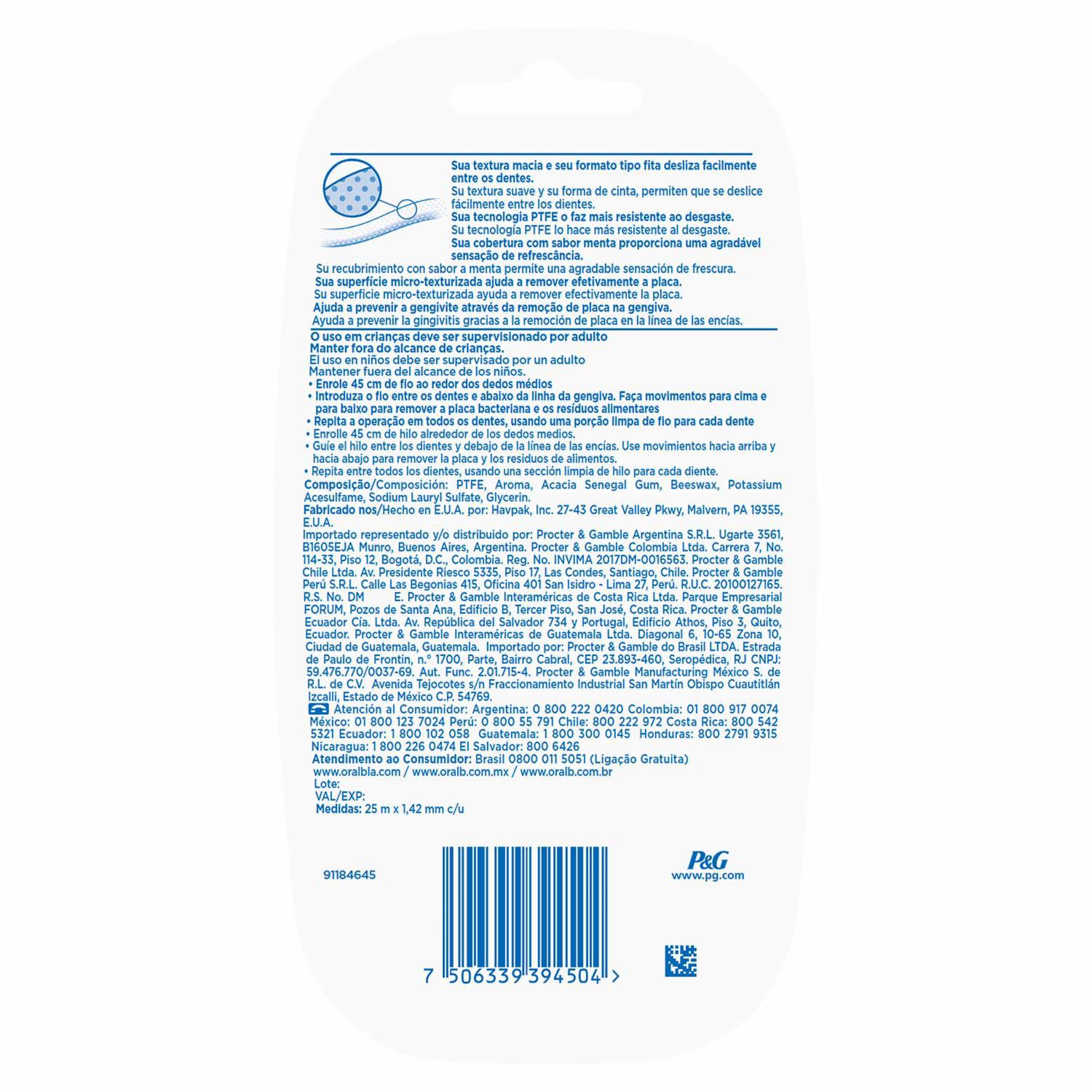 Hilo Dental Pro-Salud ORAL-B 2X25 Metros - Imagen 2