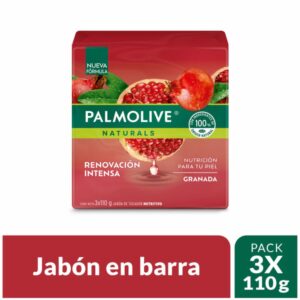 Jabón En Barra Naturals Granada PALMOLIVE 3 X 110 G