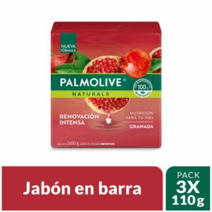 Jabón En Barra Naturals Granada PALMOLIVE 3 X 110 G