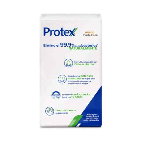 Jabón En Barra Avena + Prebiótico Pack PROTEX 8 X 110 G - Imagen 8
