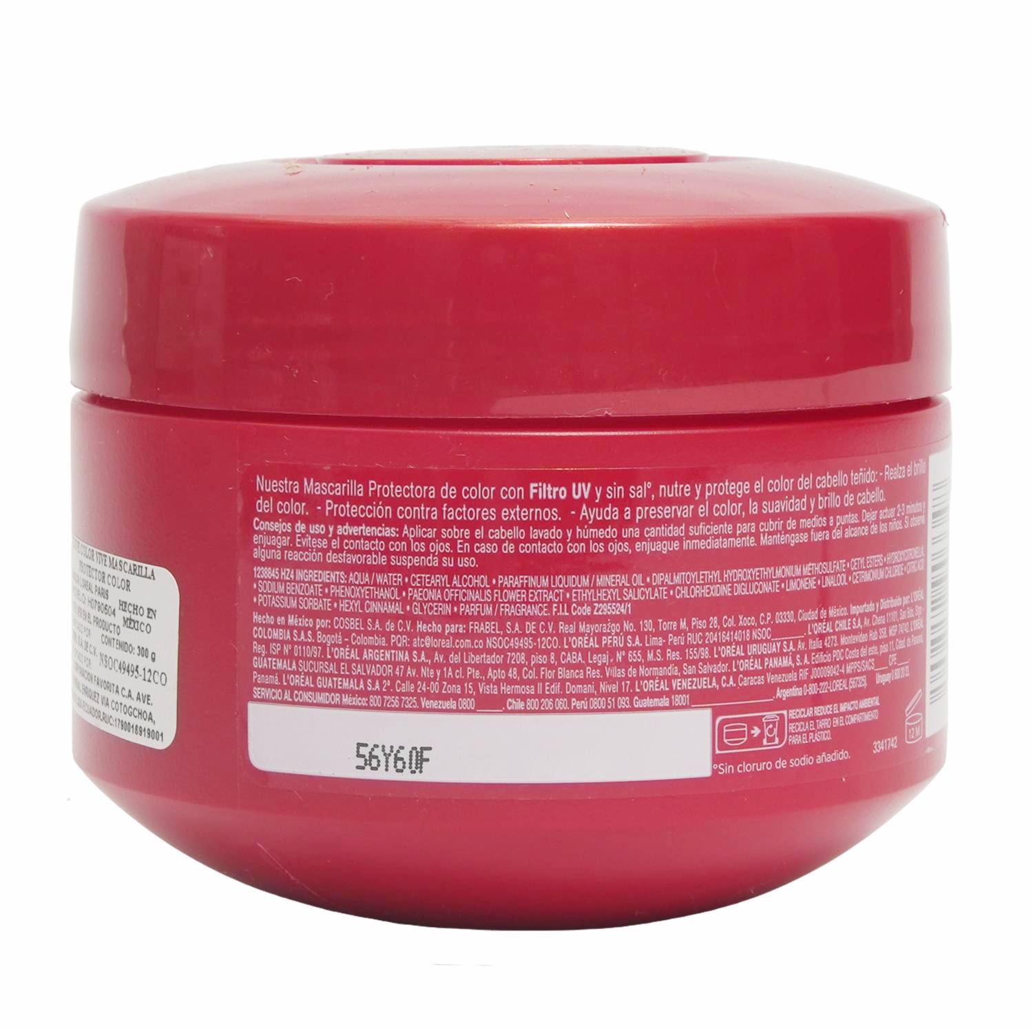 Mascarilla Protectora Color Vive EXCELLENCE L'ORÉAL PARIS 300 G - Imagen 4