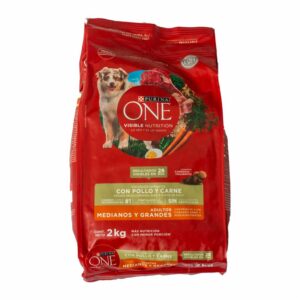 Alimento Para Perros Adultos Medianos Y Grandes, Pollo Y Carne PURINA 2 Kg