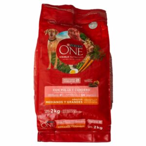 Alimento Para Perros Adultos Medianos Y Grandes, Pollo Y Cordero PURINA 2 Kg