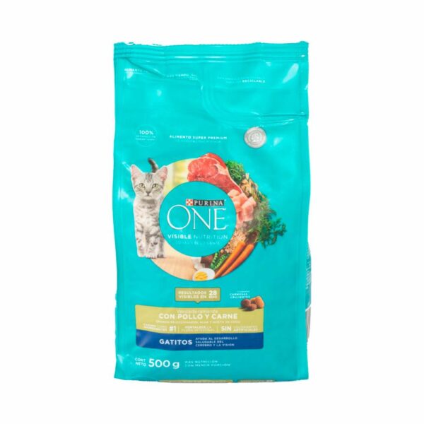 Alimento Para Gatos Sabor Pollo Y Carne PURINA 500 G