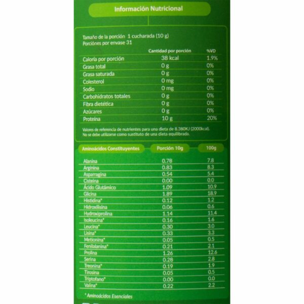 Colágeno Hidrolizado VITAGEL 310 G - Imagen 2