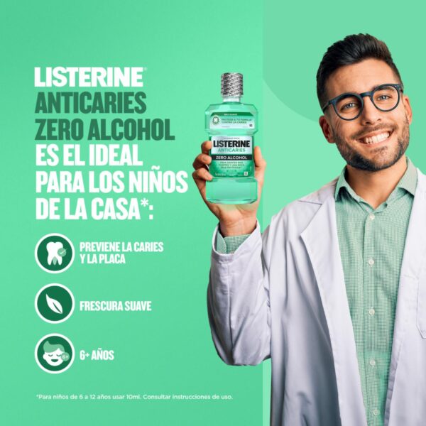 Enjuague Bucal Anticaries LISTERINE 180 Ml - Imagen 6