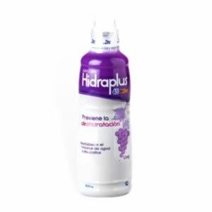 Suero Oral 45Meq+Zinc Sabor A Uva HIDRAPLUS 400 ml