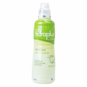 Suero Oral 45Meq+Zinc Sabor A Manzana HIDRAPLUS 400 ml