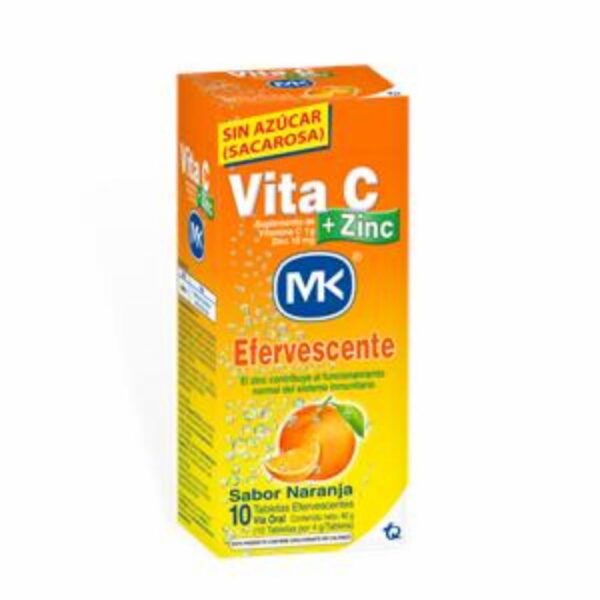 Vitamina C Zinc Naranja 1 G Sd MK 40G