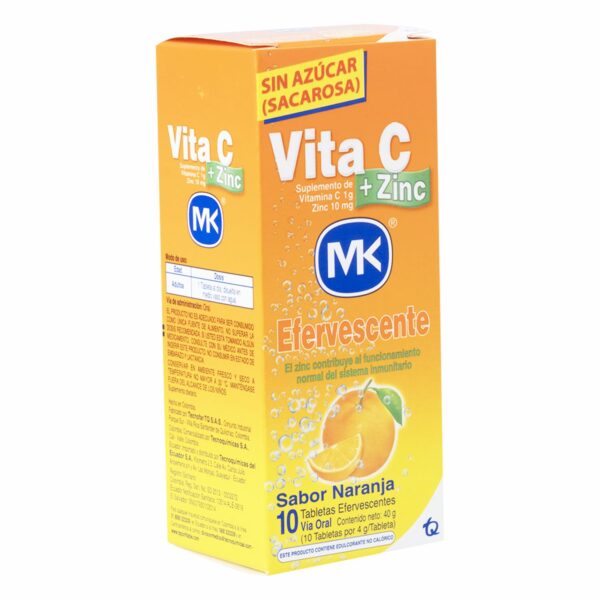 Vitamina C Zinc Naranja 1 G Sd MK 40G - Imagen 4