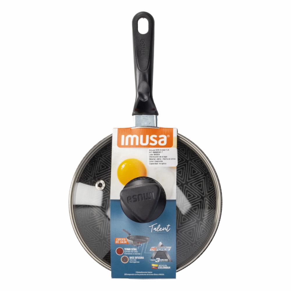 Cacerola Antiadherente Con Tapa De Vidrio Línea Talent IMUSA 26 CM - Imagen 4