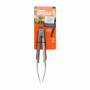 Pinza De Cocina Mango Diseño Madera IMUSA 23 Cm
