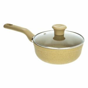 Perol Con Tapa De Vidrio Línea Terra IMUSA 18 CM