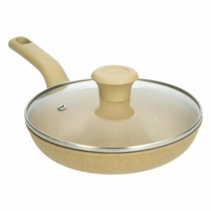 Sartén Con Tapa De Vidrio Línea Terra IMUSA 20 CM