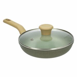 Sartén Con Tapa De Vidrio Línea Terra IMUSA 20 CM