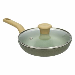 Sartén Con Tapa De Vidrio Línea Terra IMUSA 20 CM