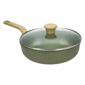 Sartén Con Tapa De Vidrio Línea Terra IMUSA 24 CM