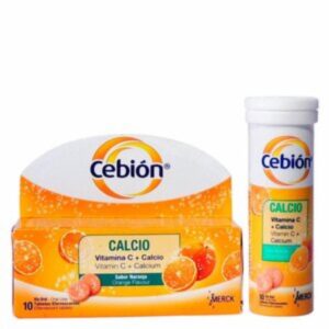 Vitamina C Mas Calcio CEBION 10 U