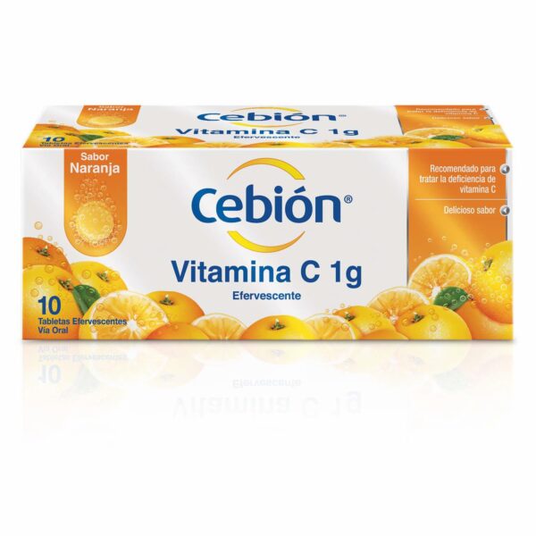Vitamina C En Tabletas Efervescentes CEBION 10 U - Imagen 3