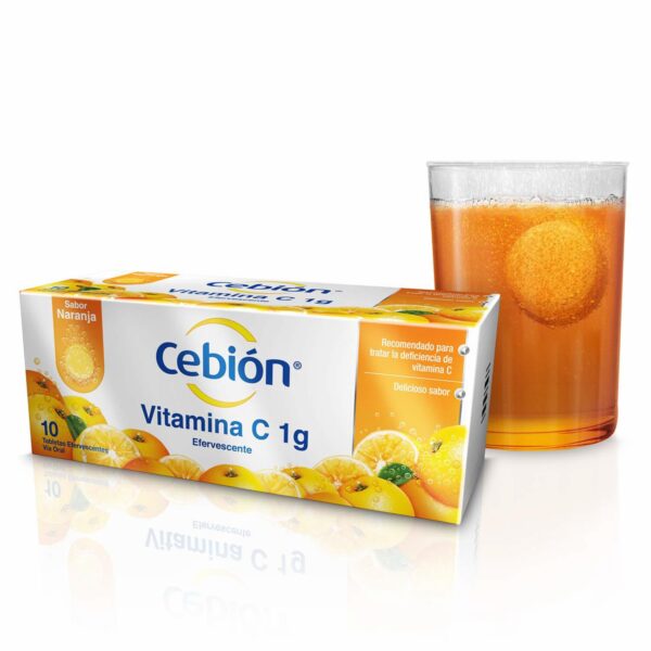 Vitamina C En Tabletas Efervescentes CEBION 10 U - Imagen 4