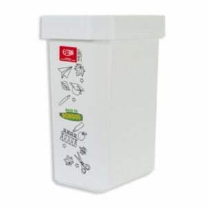 Papelera Vaivén Blanco ESTRA 10 Litros