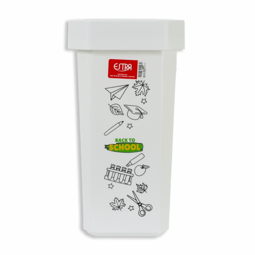 Papelera Vaivén Blanco ESTRA 10 Litros - Imagen 2