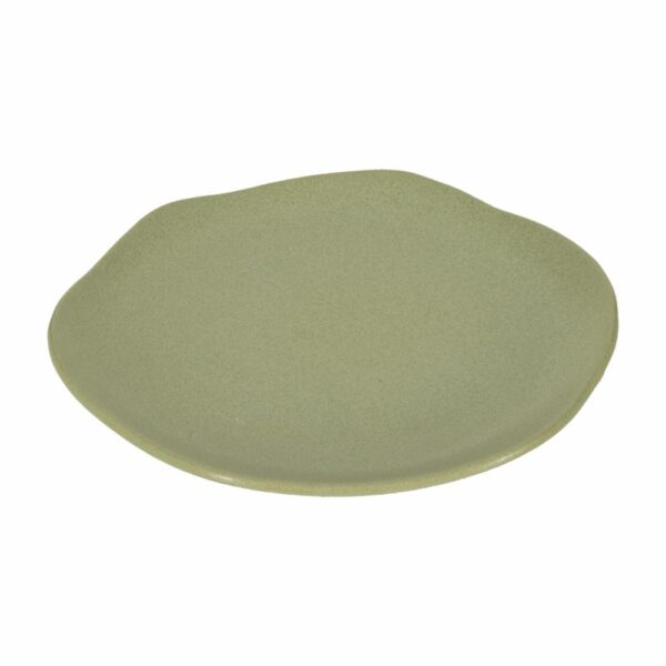 Plato Postre Olivo Concreto CORONA 19.8 Cm