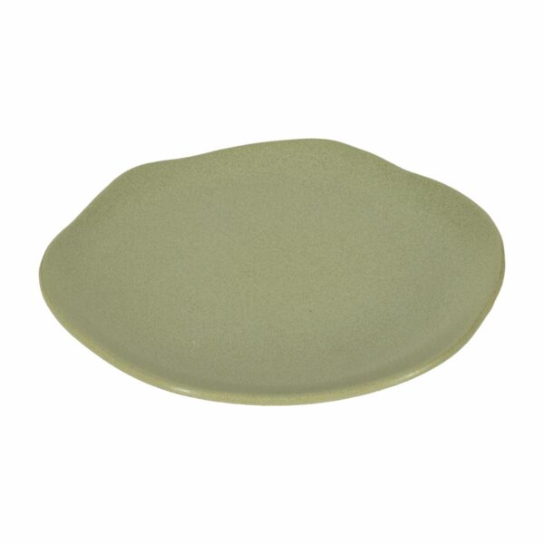 Plato Postre Olivo Concreto CORONA 19.8 Cm