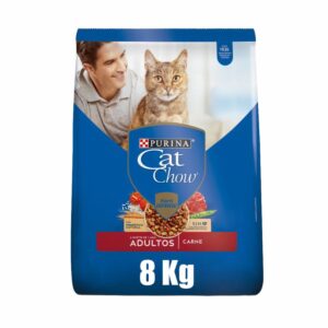 Alimento Para Gatos Adultos Sabor A Carnes PURINA CAT CHOW 8 Kg