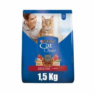 Alimento Para Gatos Adultos Sabor A Carne PURINA CAT CHOW 1500 G