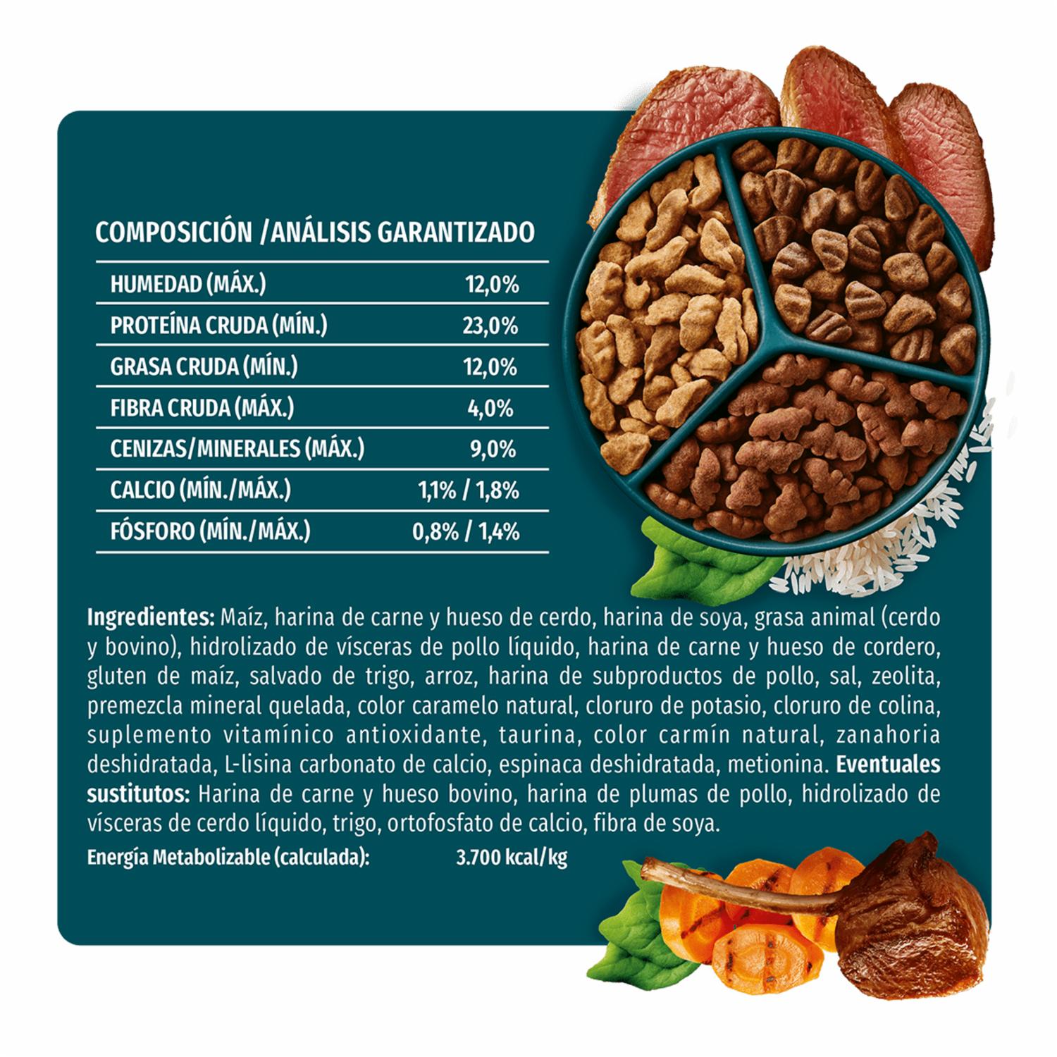 Alimento Para Perros Adultos Todos Los Tamaños Sabor A Cordero PURINA DOG CHOW 2 Kg - Imagen 2