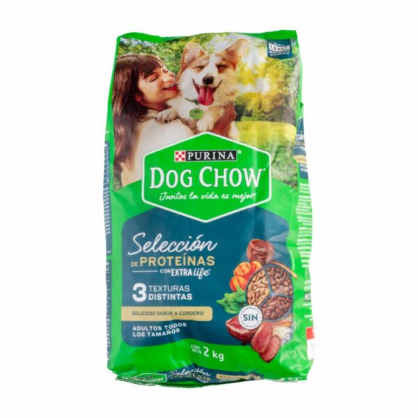 Alimento Para Perros Adultos Todos Los Tamaños Sabor A Cordero PURINA DOG CHOW 2 Kg - Imagen 4