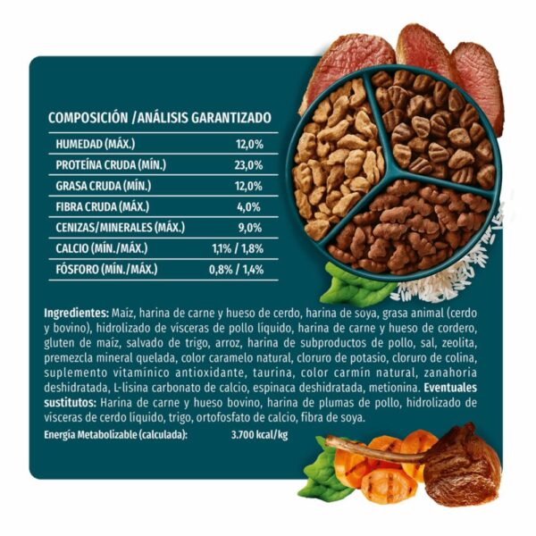 Alimento Para Perros Adultos Todos Los Tamaños Sabor A Cordero PURINA DOG CHOW 7,5 Kg - Imagen 2