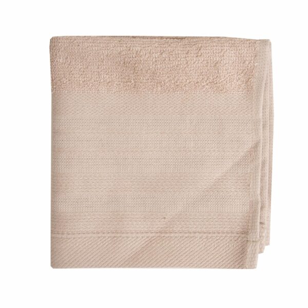 Toalla De Cara Lino FA Beige CANNON 30 X 30 Cm - Imagen 2