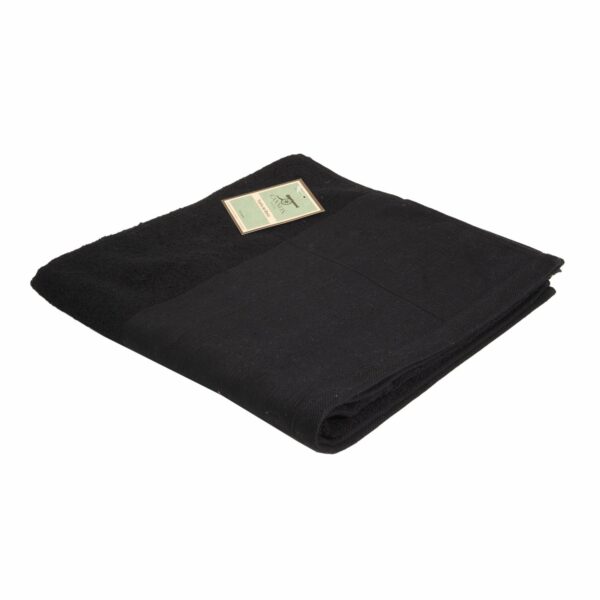 Toalla De Baño Lino Negro CANNON 140 X 70 Cm