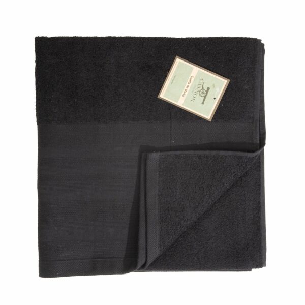Toalla De Baño Lino Negro CANNON 140 X 70 Cm - Imagen 2