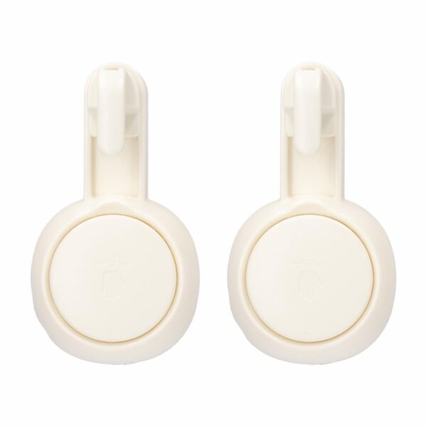 Set De Ganchos Blancos REJIPLAST 2 Piezas