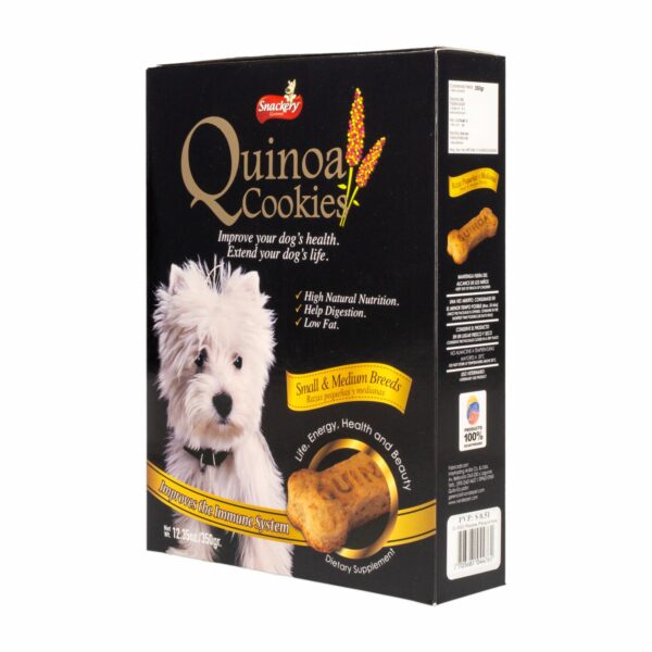 Galletas Para Perros De Quinua Para Razas Pequeñas QUINOA COOKIES 350 G - Imagen 3