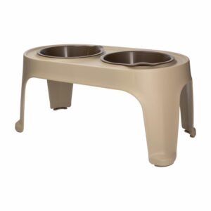 Comedero Para Perro Color Mocca RIMAX Mediano